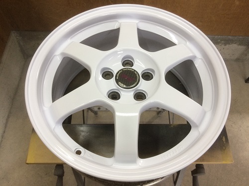 ホイールのカラーチェンジ