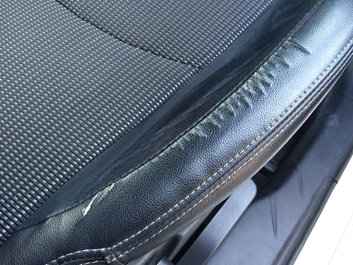 レザーシートヒビ割れ補修