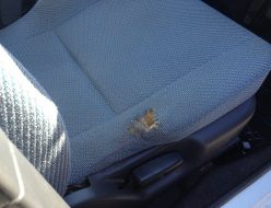 シート破れ補修